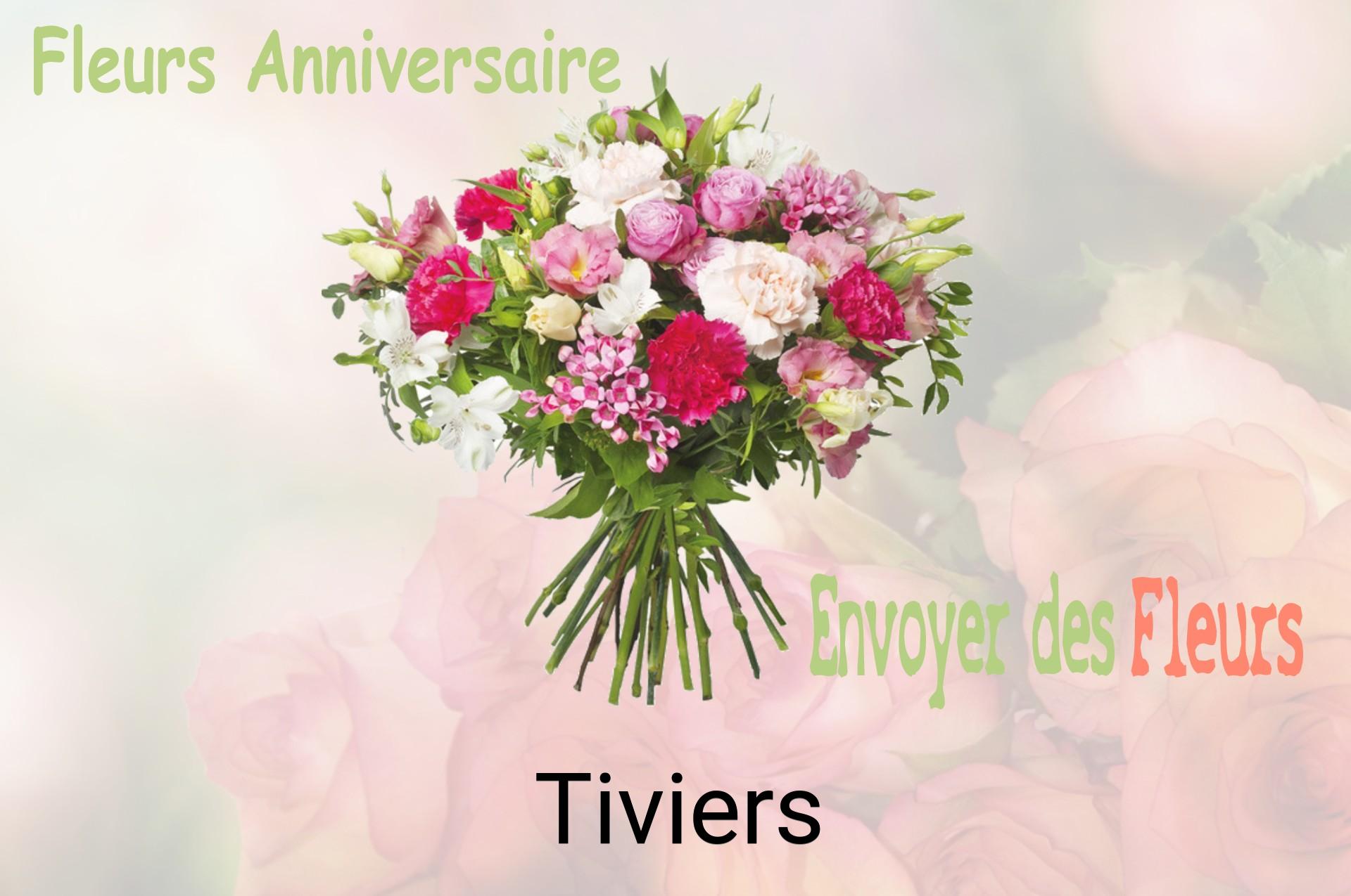 Bouquet de fleurs d’anniversaire livré à Tiviers
